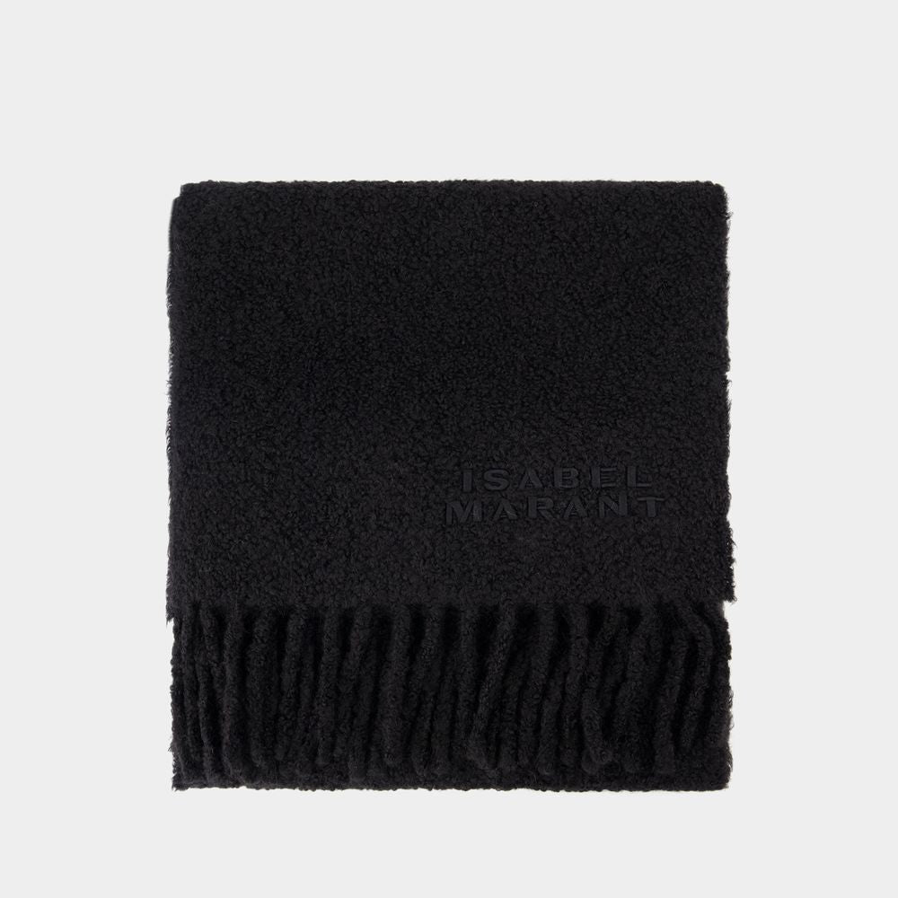 Isabel Marant Fouzy Gd Scarf - Wool - Black