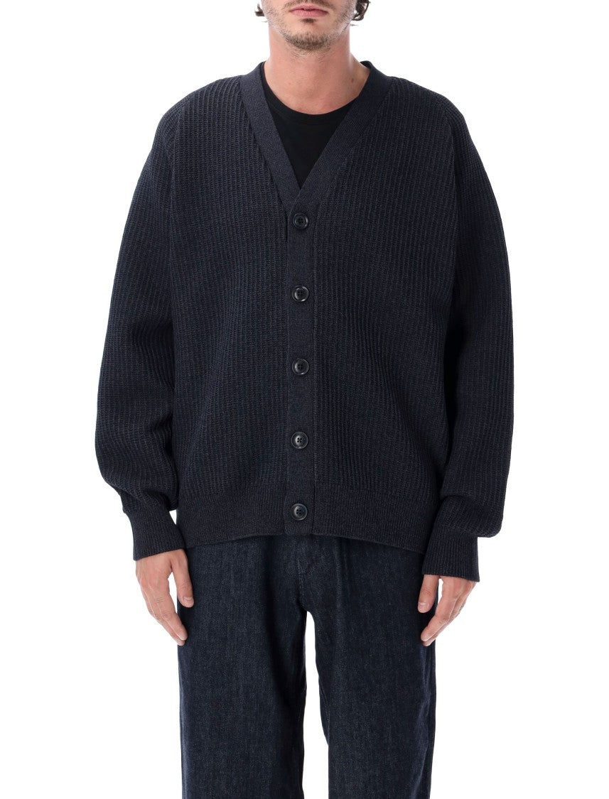 Namamica 5G Chunky Knit Deep V-Neck Cardigan
