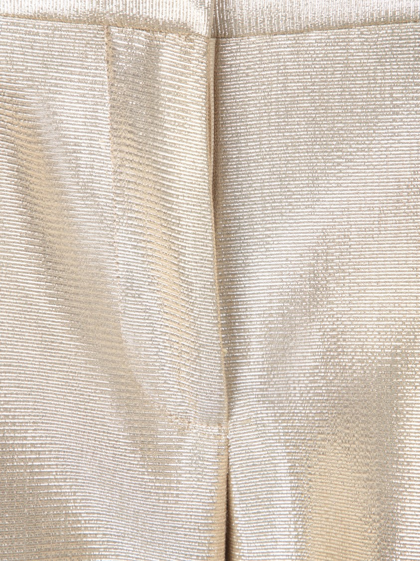 Tom Ford Low-Waist Metallic Trousers With Lurex Finish