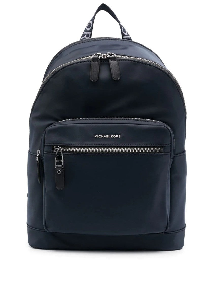 Michael Kors Spacious Blue Nylon Commuter Backpack