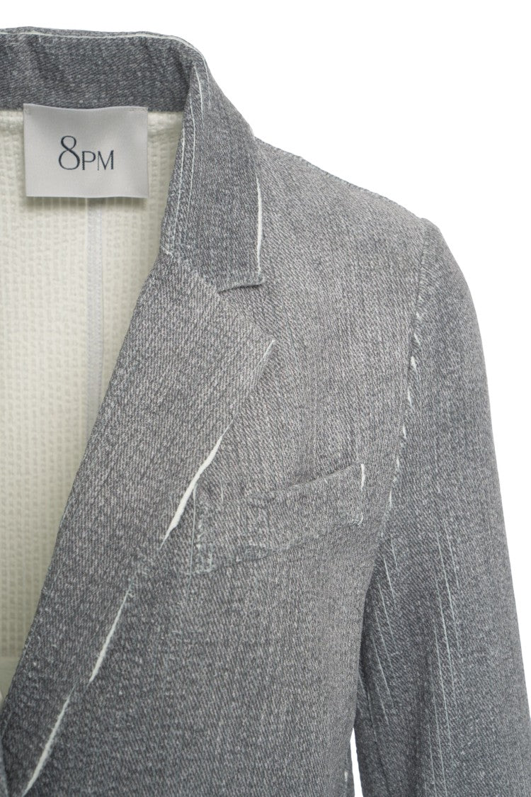 8Pm 'Zuleika' Blazer With Contrast Stitching