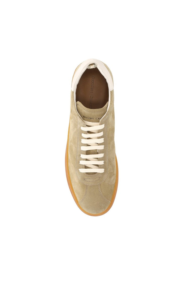 Officine Creative Halo 001 Handcrafted Unlined Suede Sneakers