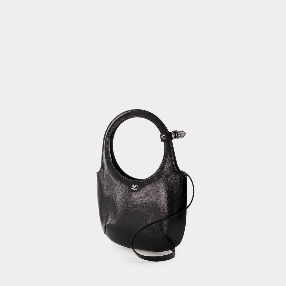 Courrèges Holy Purse - Leather - Black