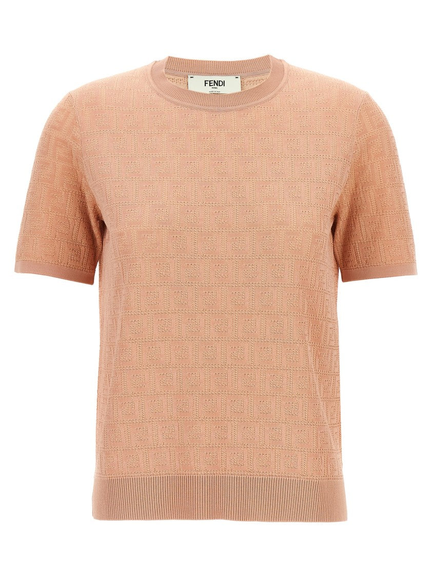Fendi Ff Cotton T-Shirt