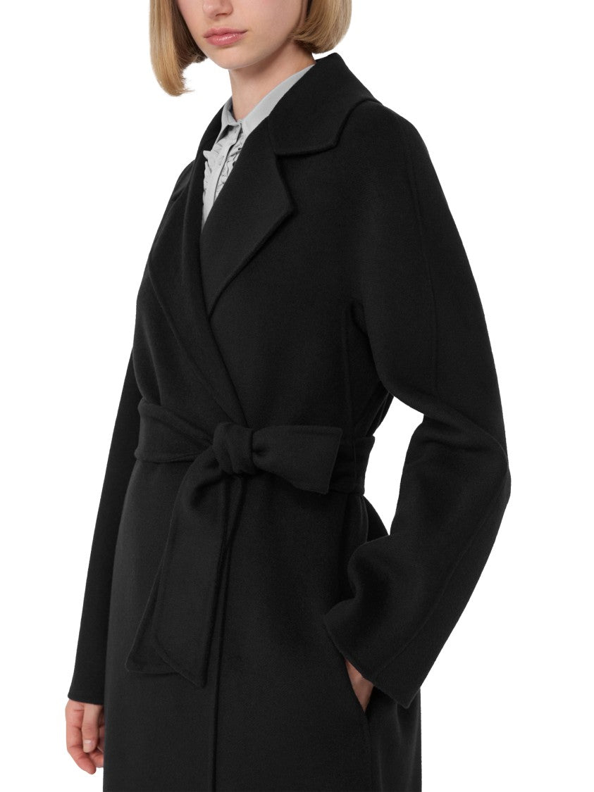 Max Mara Classic Wrap Coat With Belted Waist