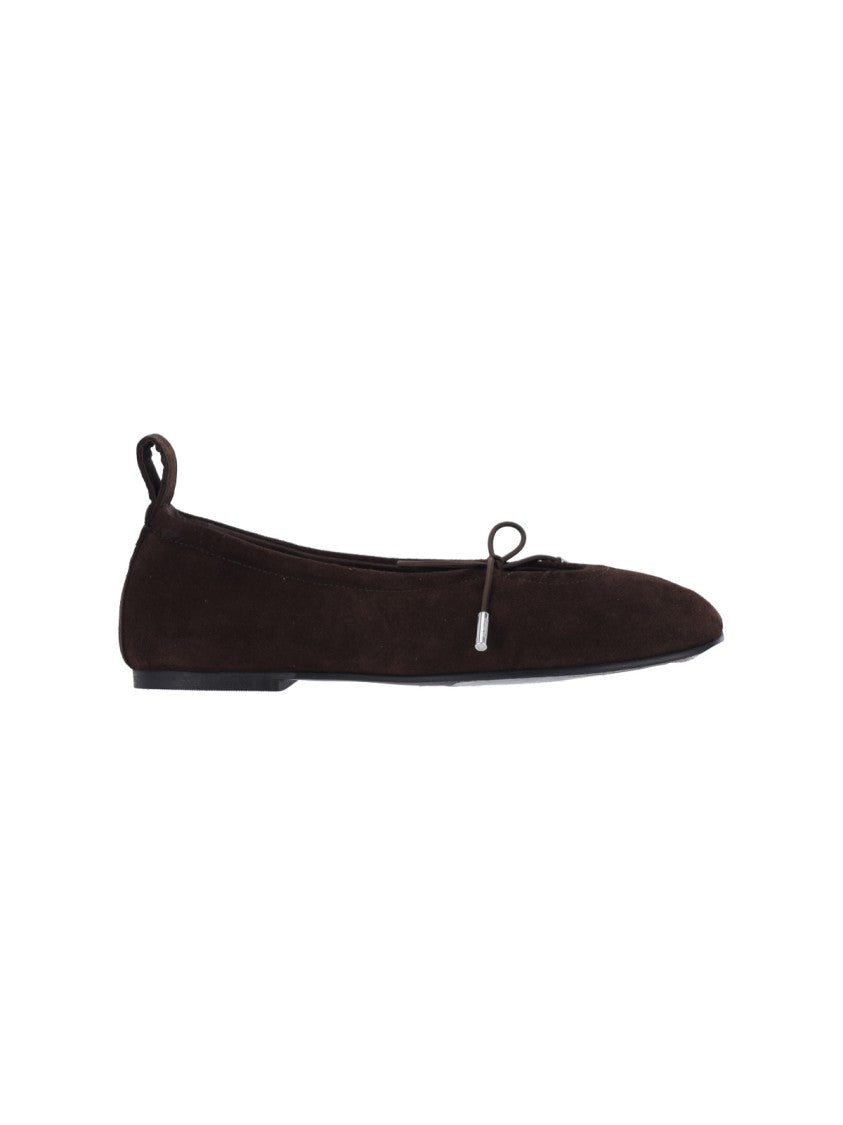 Alohas Brown Rosalind Suede Flats