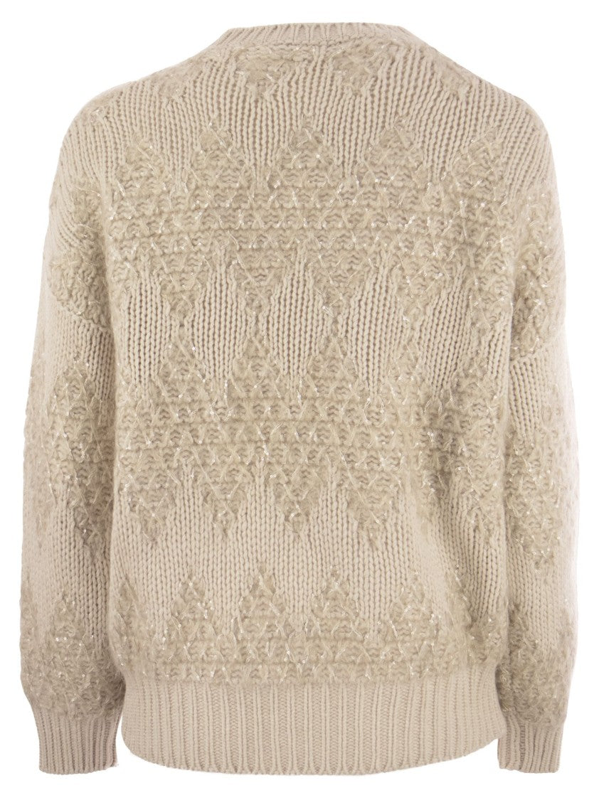 Brunello Cucinelli Wool, Silk And Cashmere Sweater