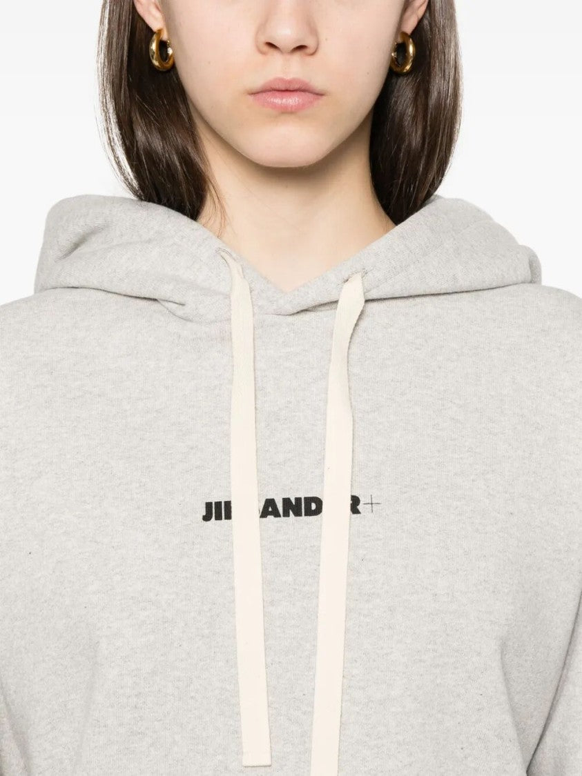 Jil Sander Relaxed Fit Hoodie With Drawstring Hood