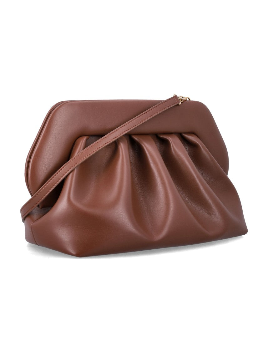 Themoirè Sculptural Vegan Fabric Clutch With Magnetic Closure