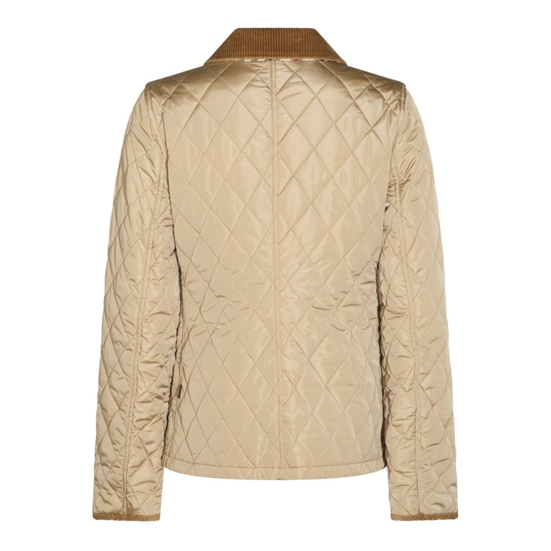 Burberry Diamond-Quilted Corduroy-Detail Jacket