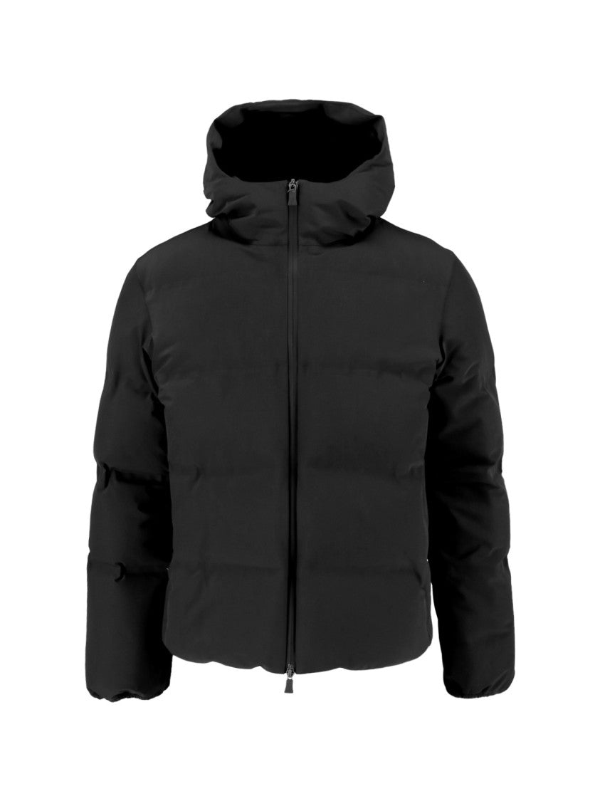 Herno Black Functional Wardrobe Goose Down Down Jacket
