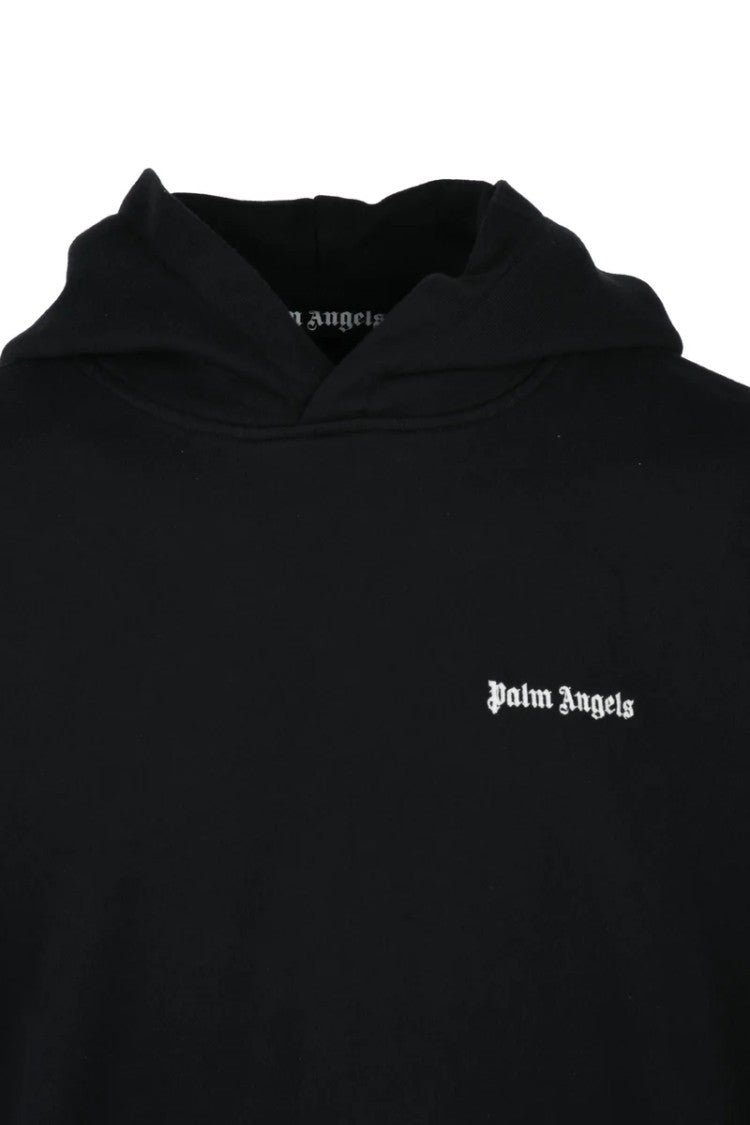 Palm Angels Relaxed Fit Black Hoodie