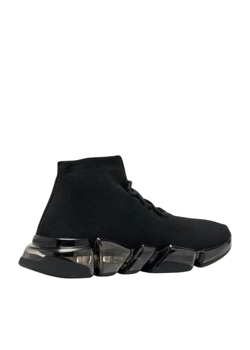 Balenciaga Sock-Like Black Sneakers With Futuristic Sole