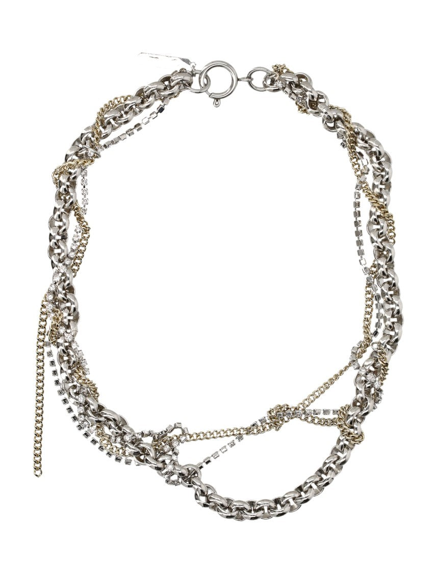 Justine Clenquet Celina Asymmetrical Multi-Layered Chain Necklace
