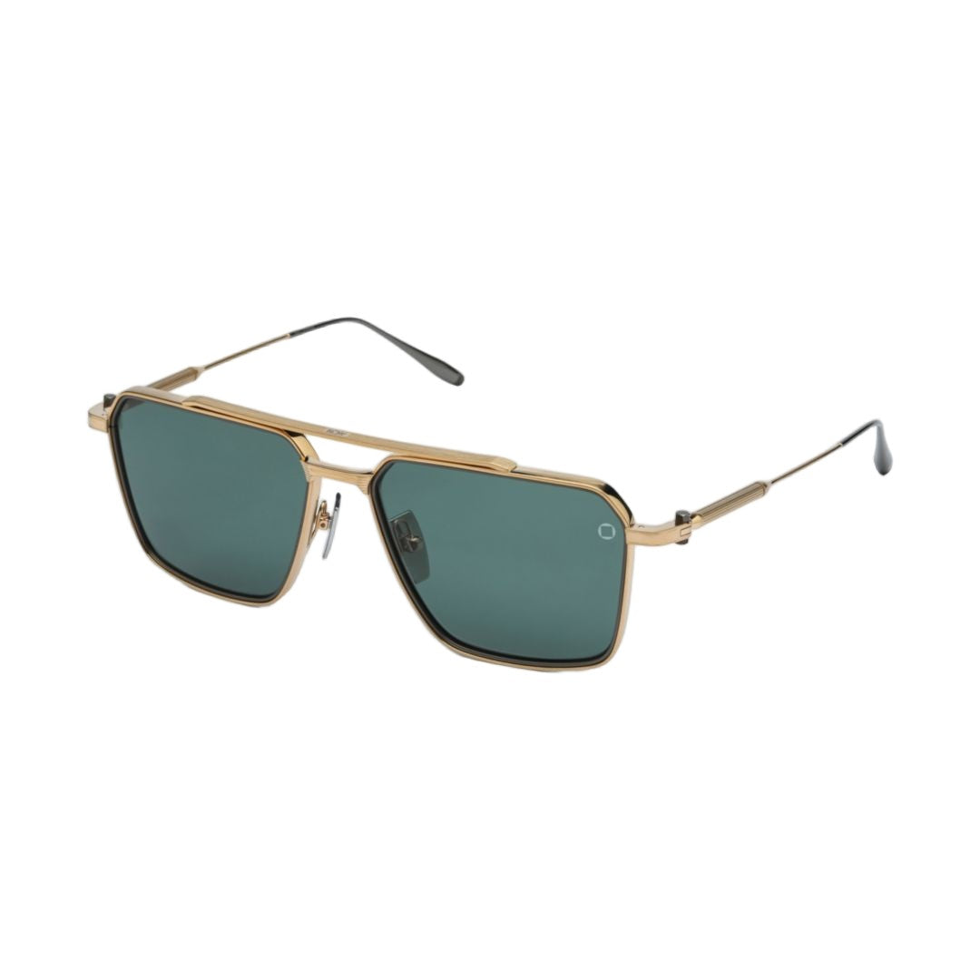 Akoni Geometric Square Frame Sunglasses With Double Bridge Design