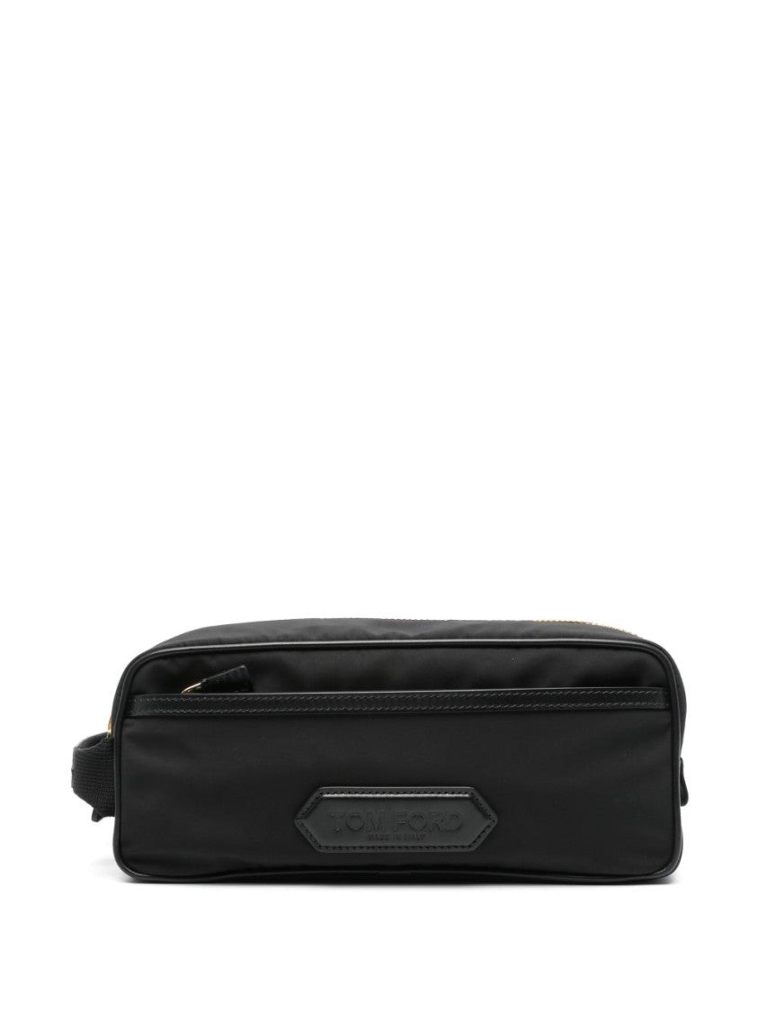 Tom Ford Recycled Nylon Double Zip Nylon Toiletry