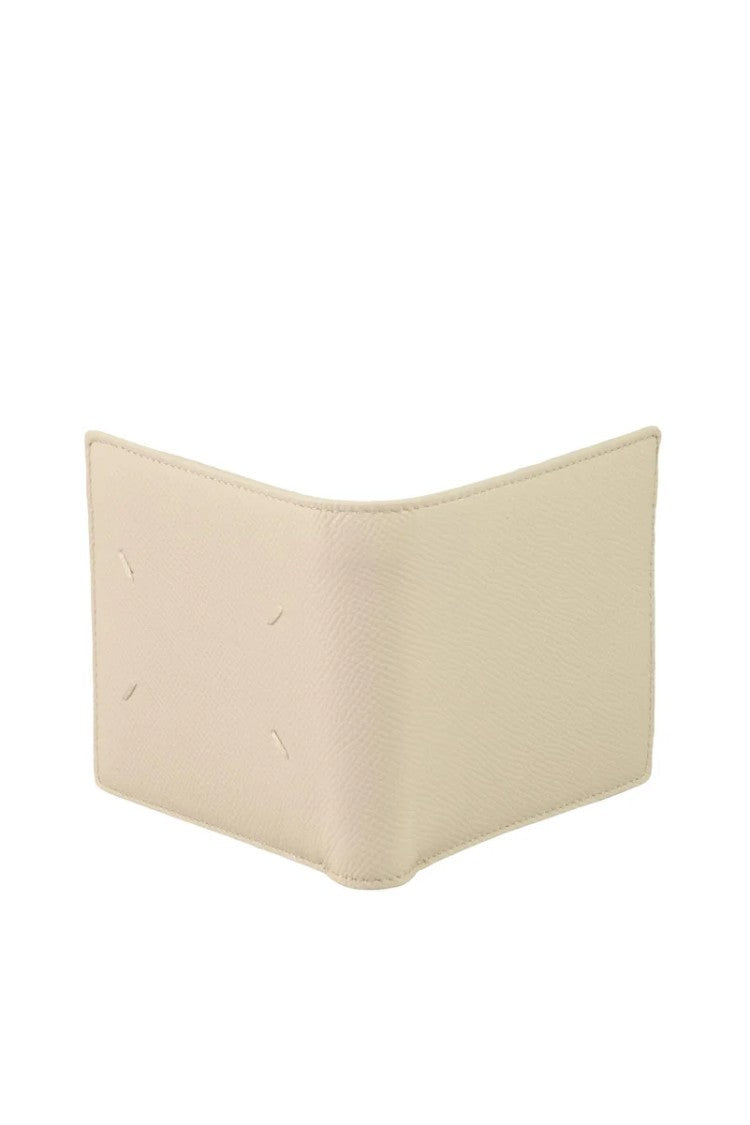 Maison Margiela Leather Wallet Beige Men