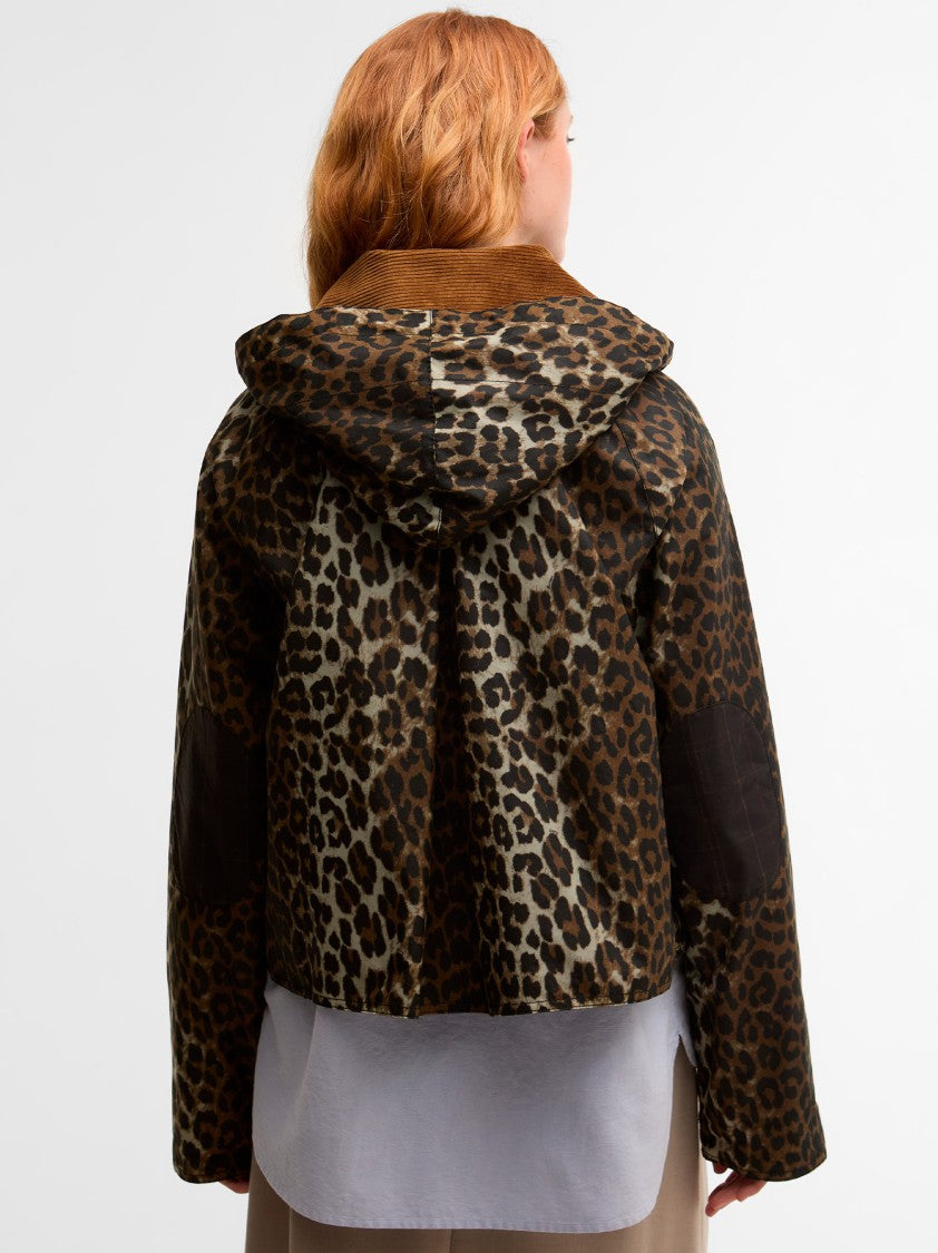 Barbour X Ganni Barbour X Know Pri Hood Wax Anorak