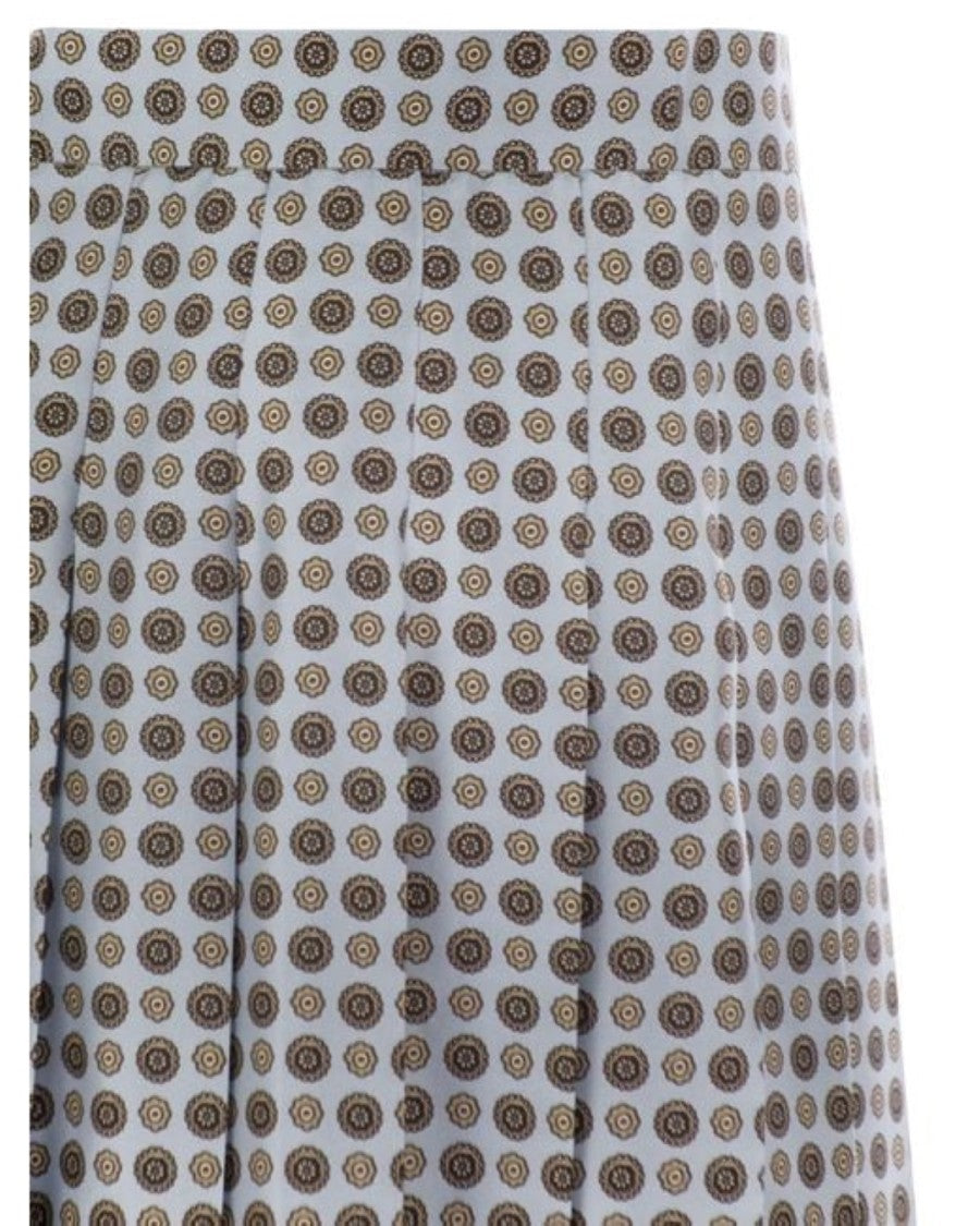 Max Mara Pleated Skirt With Structured Waistband