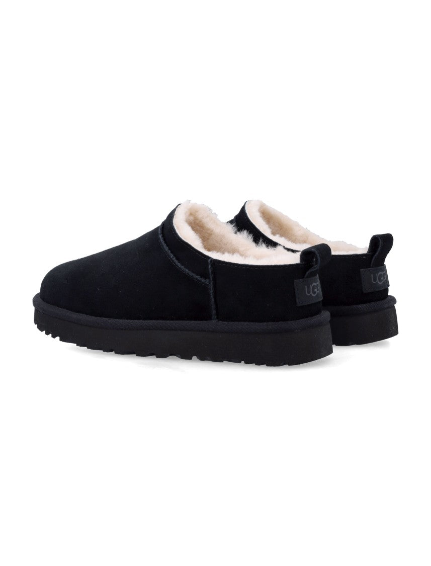 Ugg Short Suede Ankle Boots With Plush Lamb Fur Lining