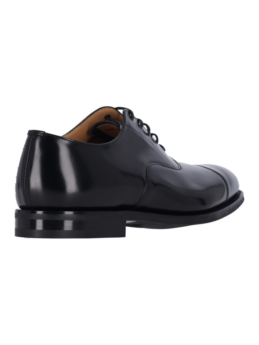 Church's Black Consul Polished Leather Derby Shoes