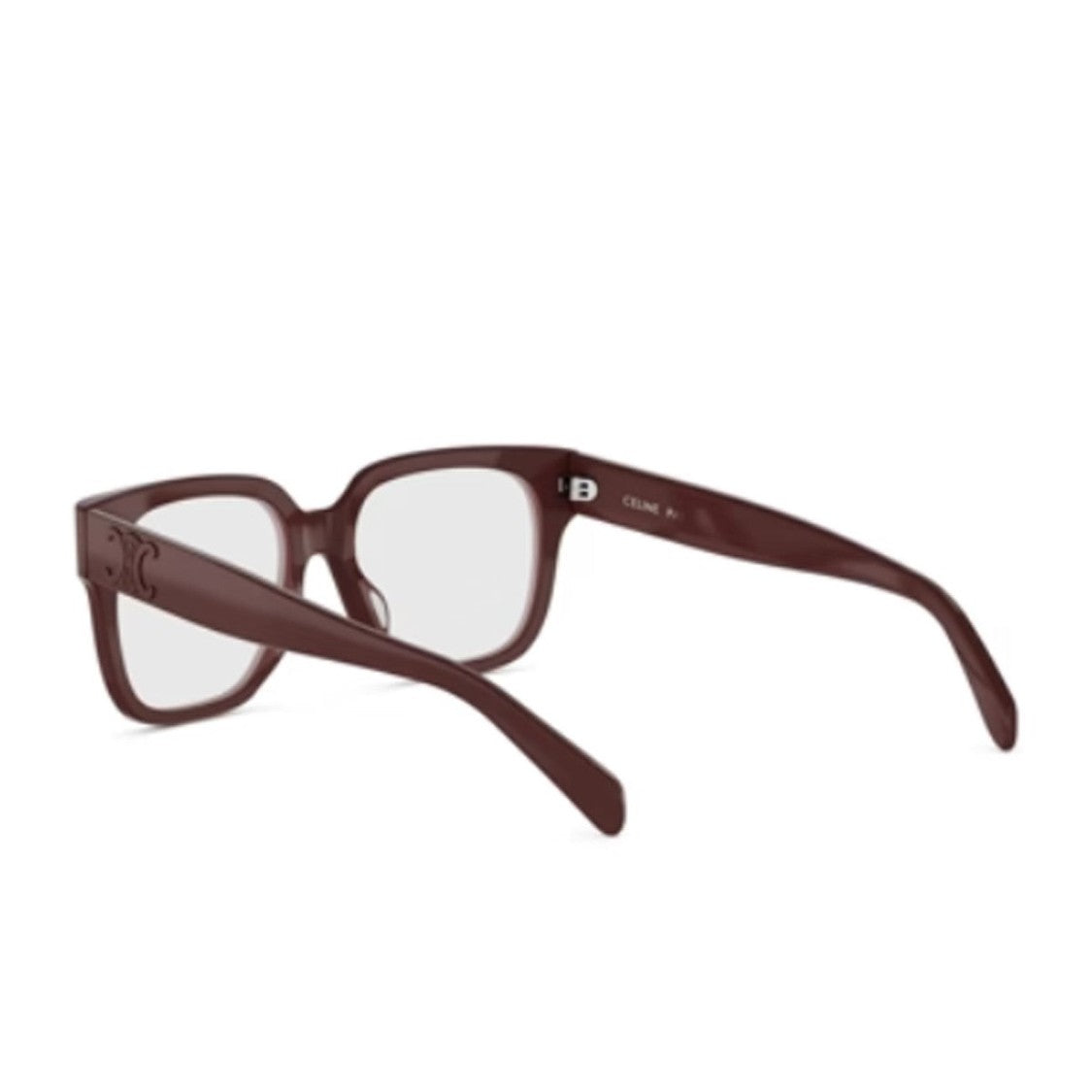 Celine Brown Triomphe Acetate Softly Squared Sunglasses