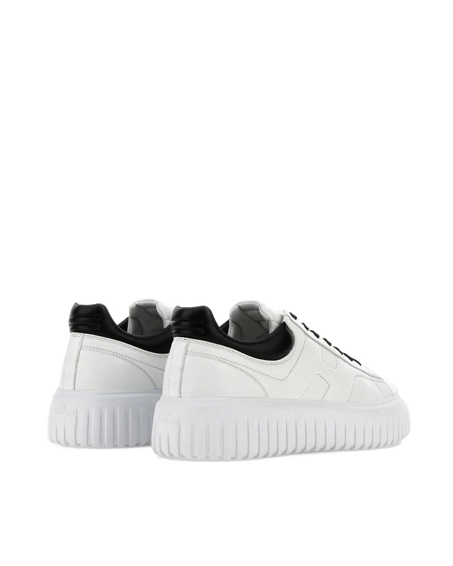 Hogan H-Stripes White/Black Sneakers