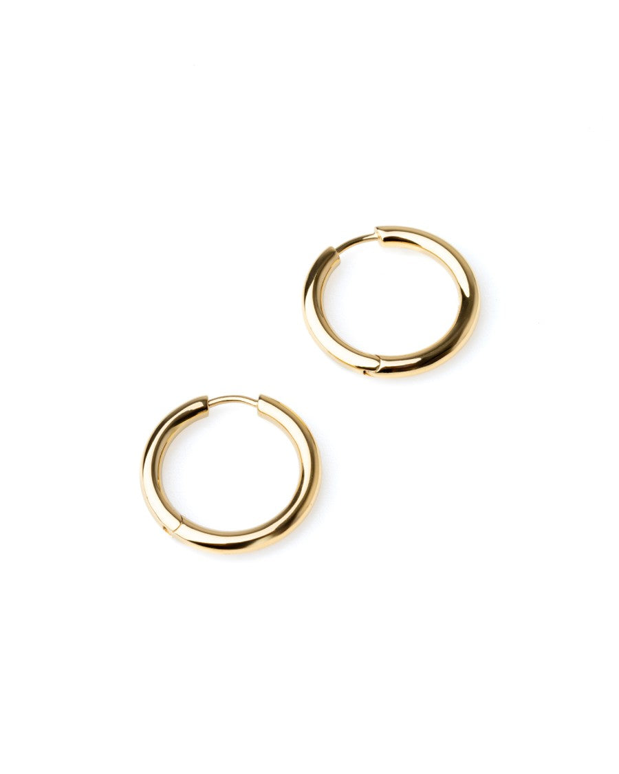 Tom Wood Classic Hoops Medium Gold