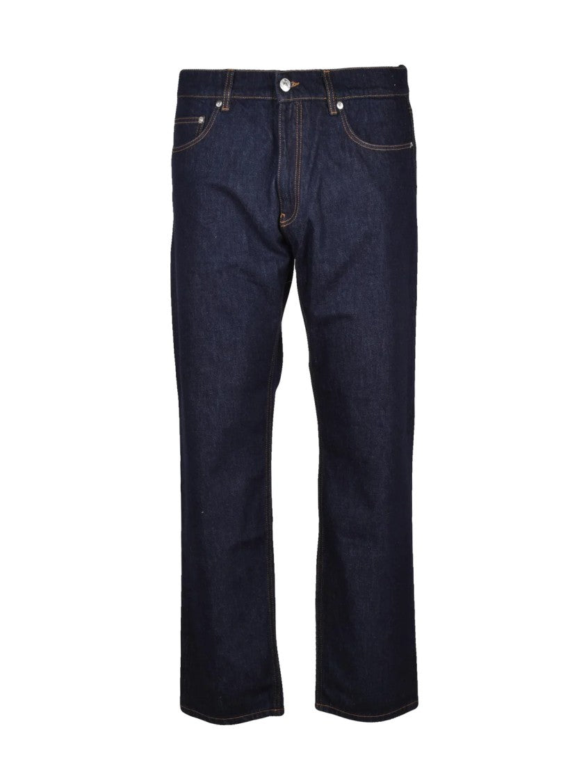 Grifoni Blue Cotton Jeans