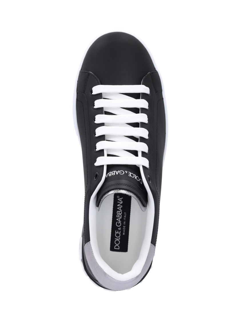 Dolce & Gabbana Portofino Low-Top Sneakers – Black