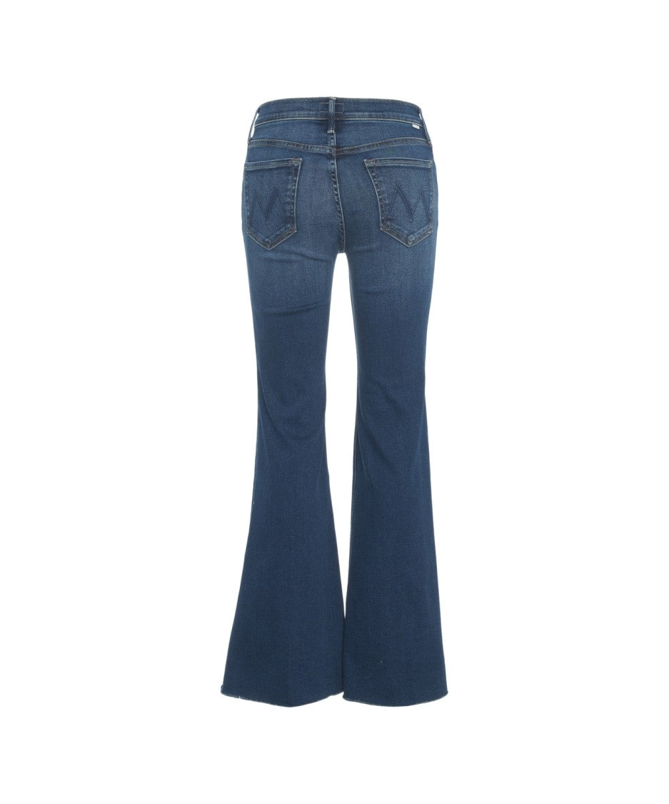 Mother 'Lil Doozy Fray' Flared Jeans