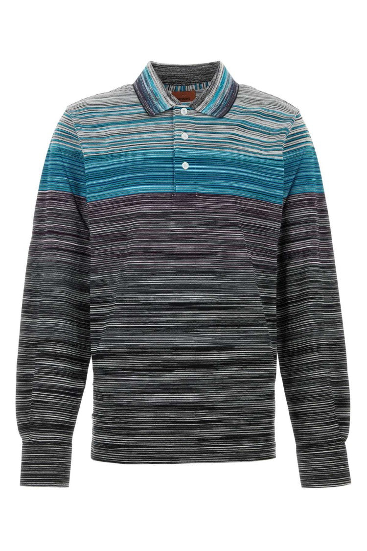 Missoni Embroidered Piquet Polo Shirt