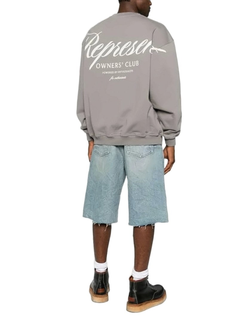 Represent Relaxed Fit Long-Sleeve Sweatshirt With Graphic Print