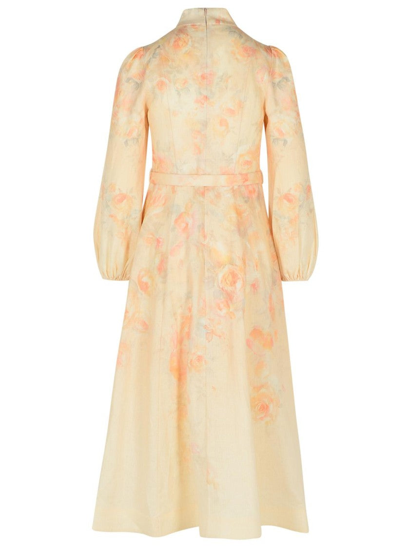 Zimmermann 'Crush' Pink Linen Dress
