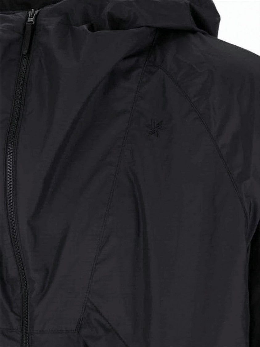 Goldwin Black Lightweight Jacket With Zipper Closure