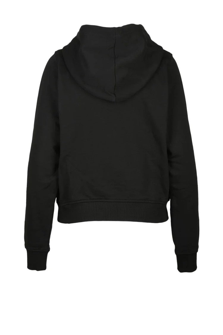 Diesel Black Graphic Hooded Sweatshirt
