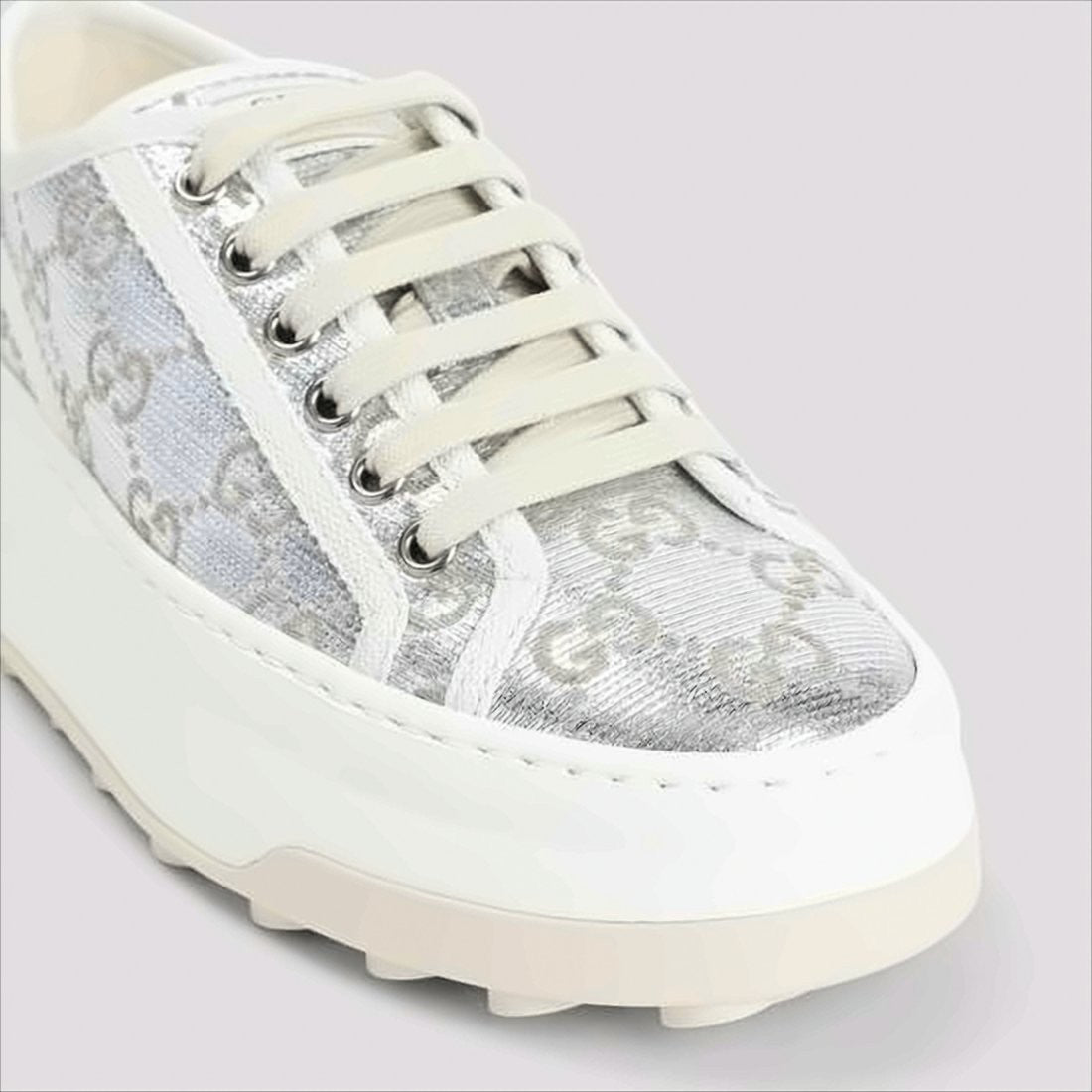 Gucci Platform Sneakers With Subtle Monogram