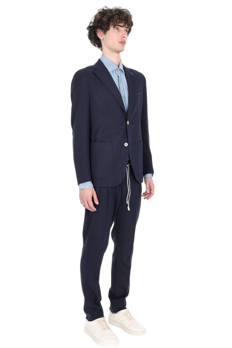 Eleventy Summertime Loro Piana Wool-Silk-Linen Suit