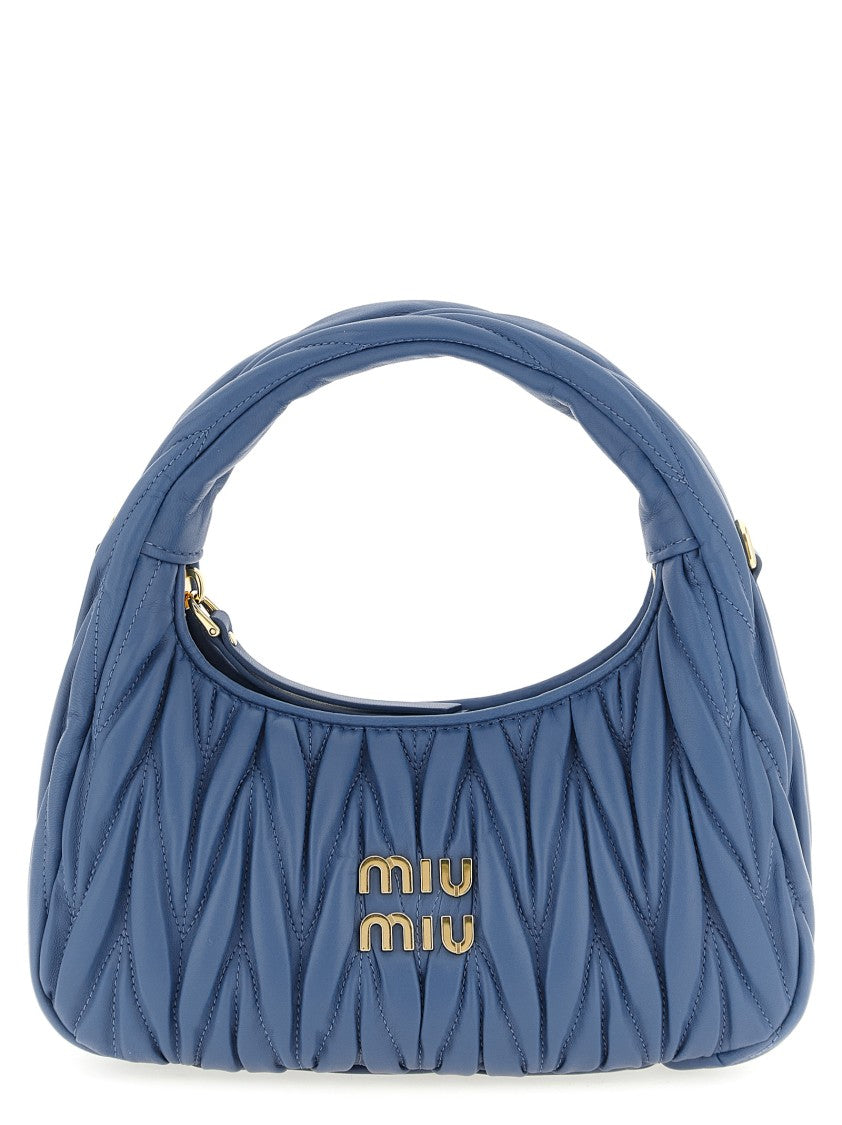 Miu Miu 'Wander' Matelassé Nappa Leather Handbag
