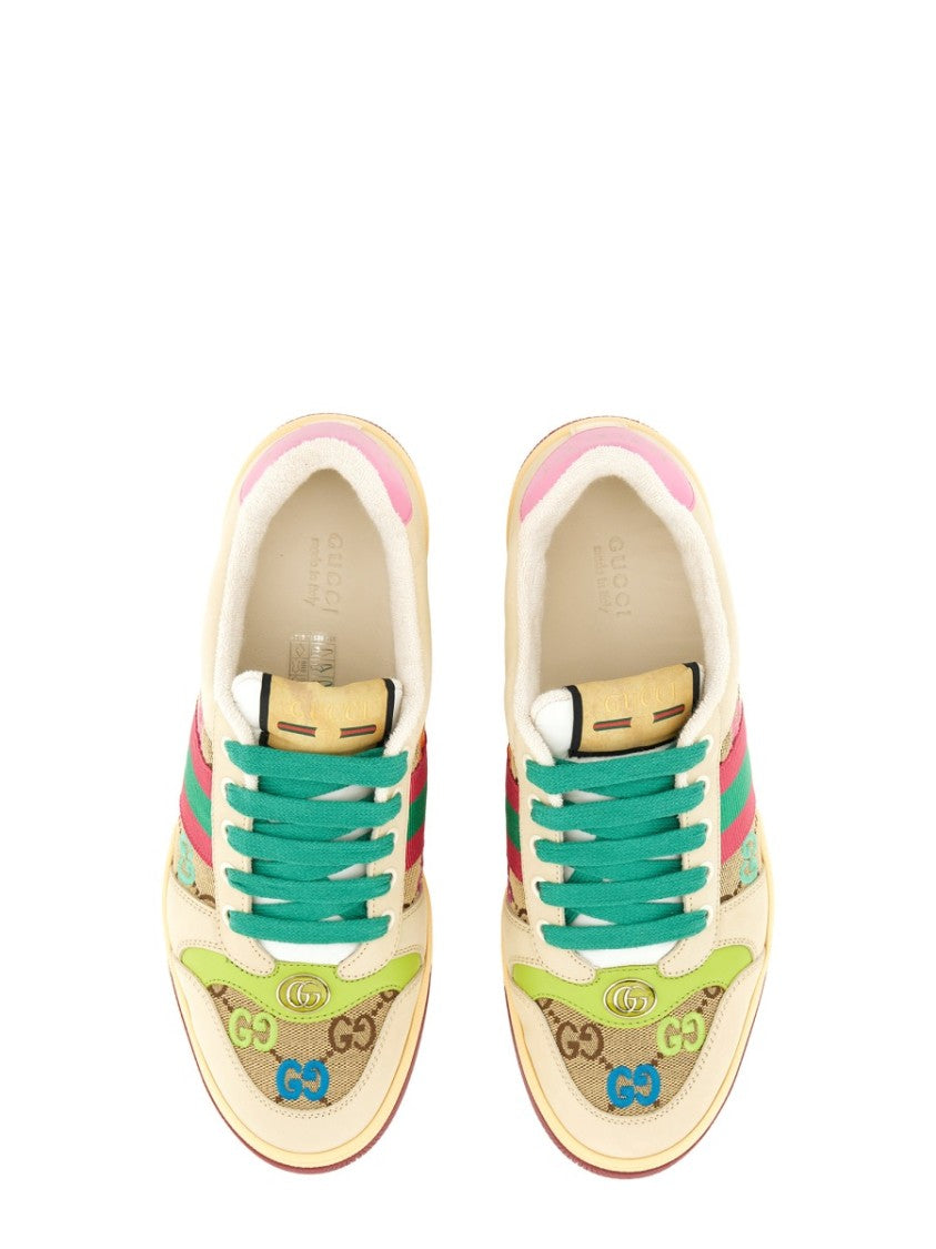 Gucci Screener Monogram Low-Top Sneakers