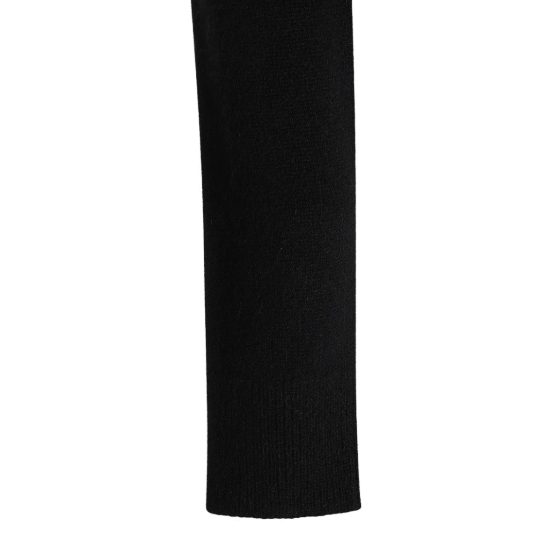 Saint Laurent Black Fitted Crewneck Sweater