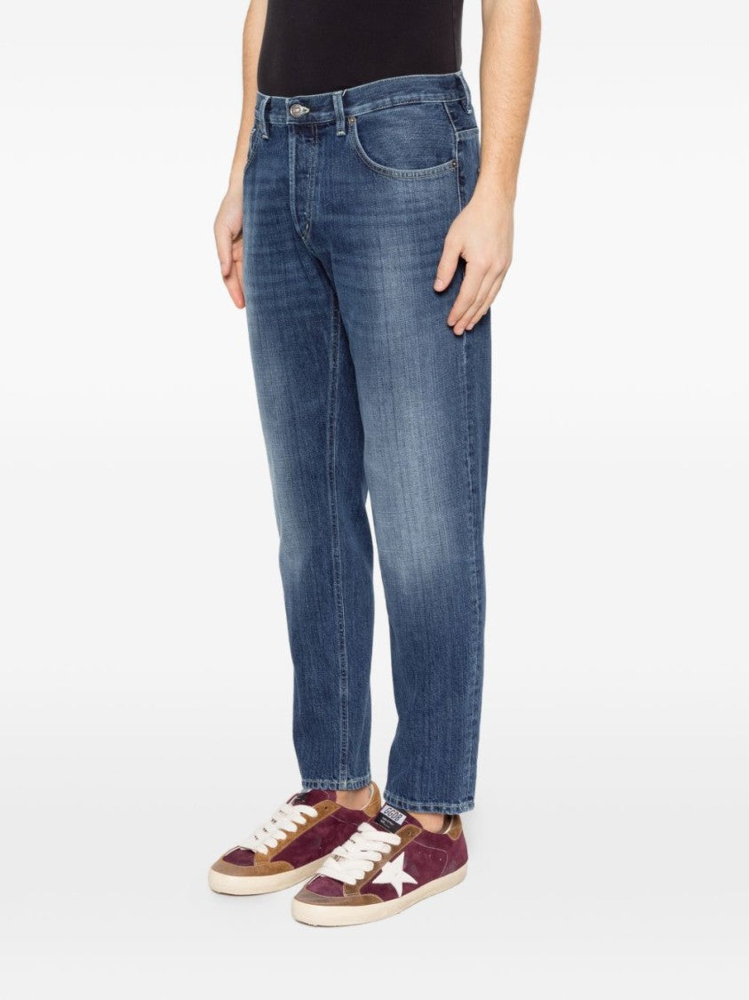 Dondup Blue Cotton Jeans
