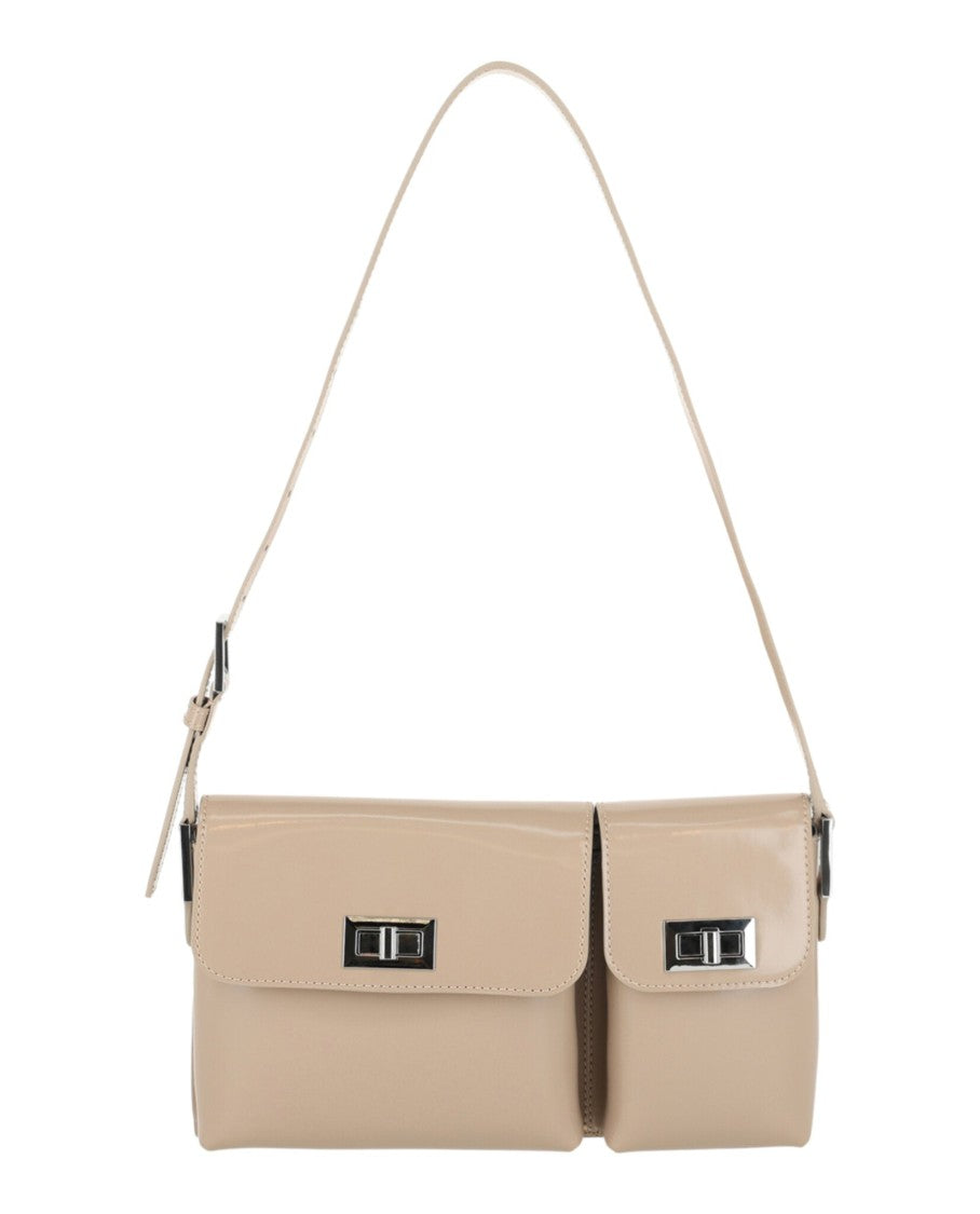 By Far Billy Patent Leather Shoulder Bag