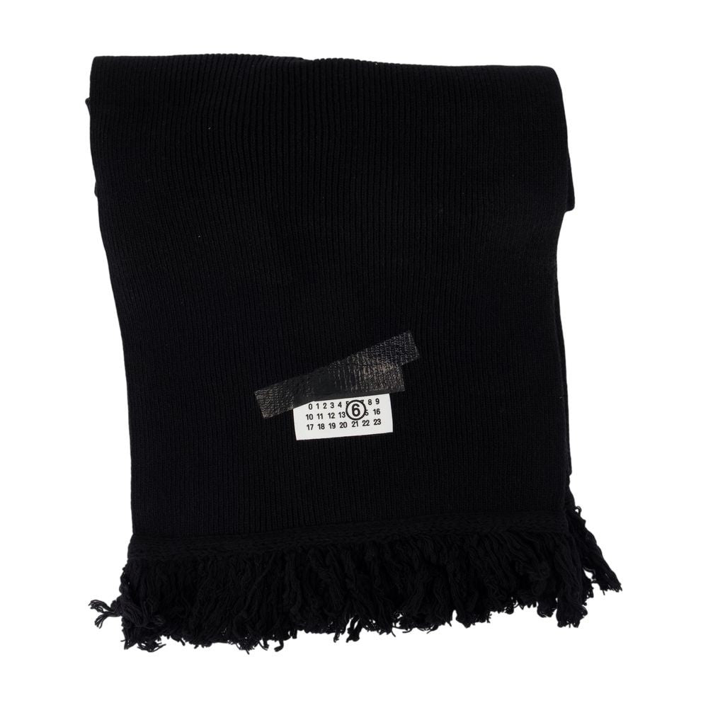 Mm6 By Maison Margiela Scarf - Wool - Black
