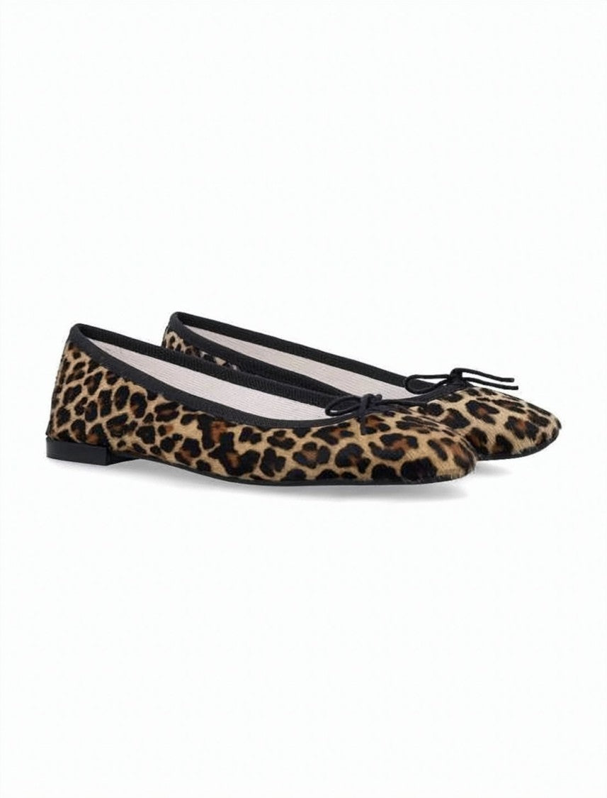 Repetto Glossy Patent Leather Flats With Bow Detail