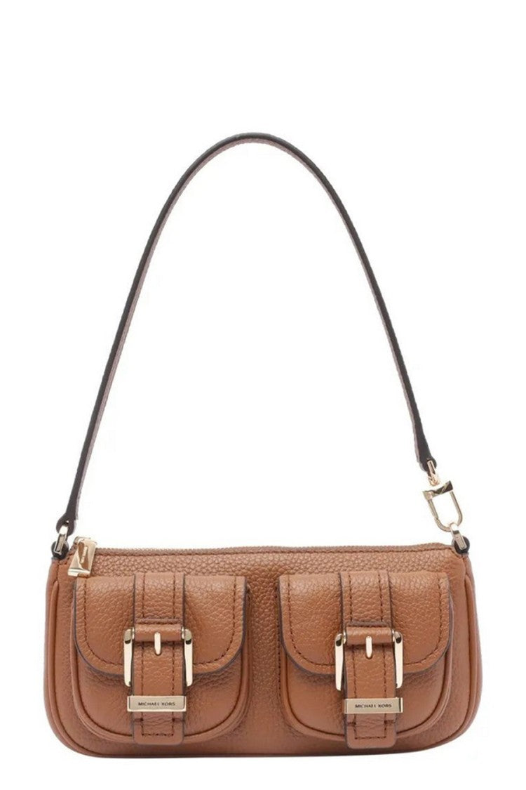 Michael Kors Brown Leather Shoulder Bag