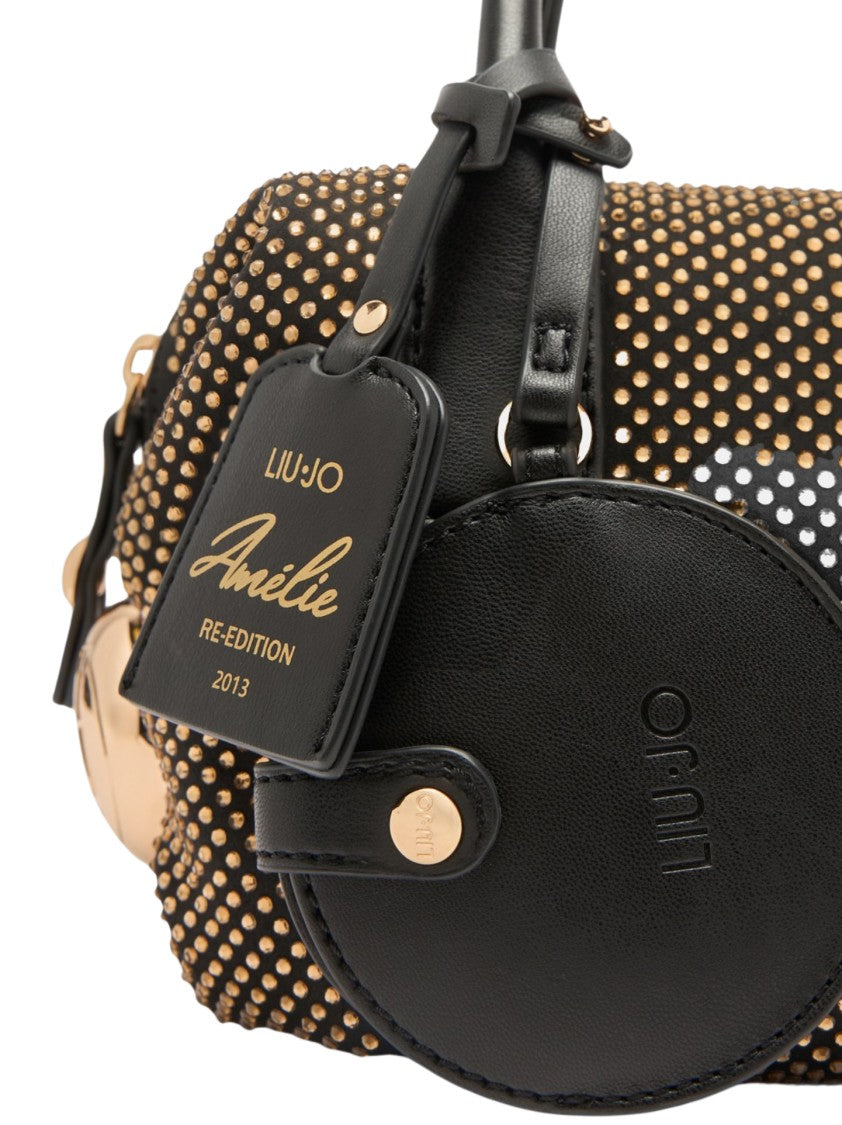 Liu Jo Compact Studded Handbag With Versatile Carrying Options