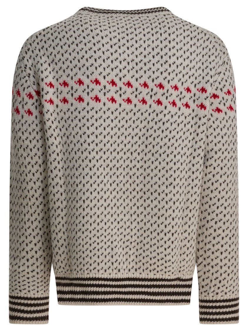 Mammut Wool Knit Sweater With Unique Motif