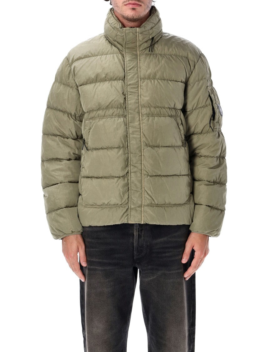 C.P. Company Quilted Chrome-R High Collar Down Jacket
