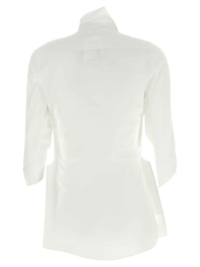 Junya Watanabe Twisted Asymmetrical Cotton Poplin Shirt